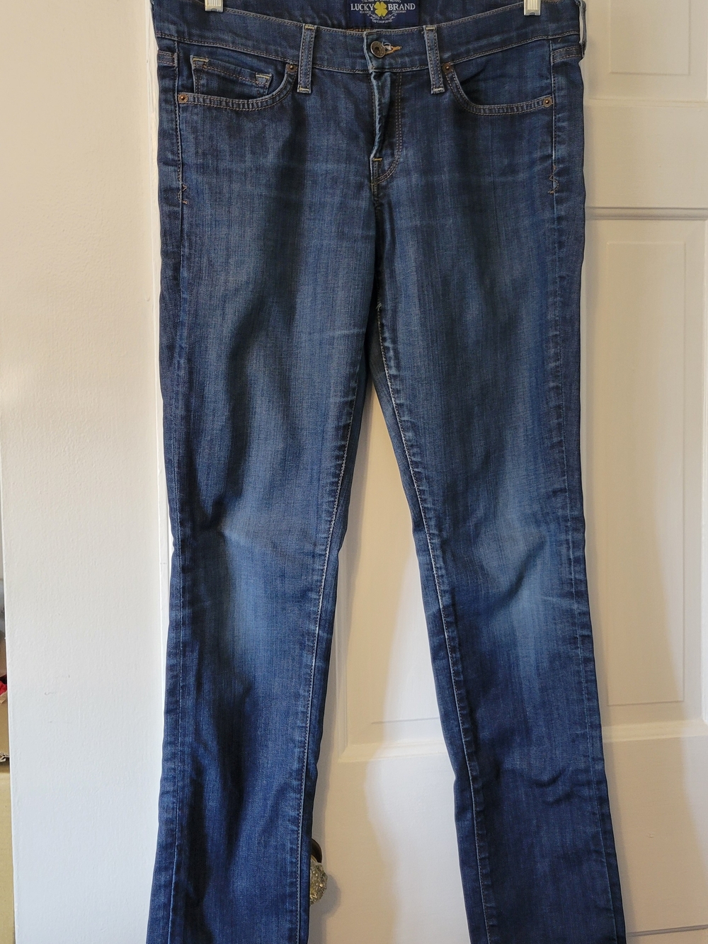Lucky Brand Women's Blue Straight-Leg Jeans